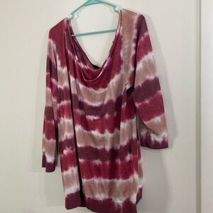 Wide neck-line top
